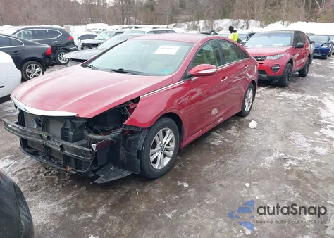 2014 Hyundai Sonata Gls из США, поврежденный, VIN 5NPEB4AC0EH853380